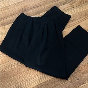 St. John Black Pleated Pants